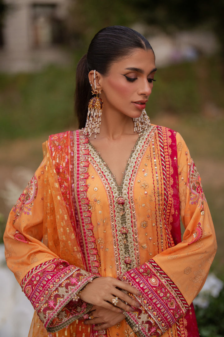 Qalamkar | Luxe Silk | UA-05 FIORE - House of Ayeza