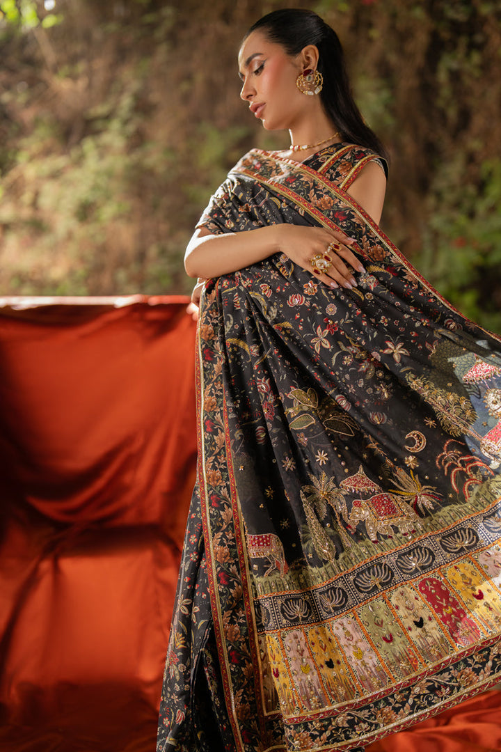 Qalamkar | Luxe Silk | UA-04 AVA - House of Ayeza