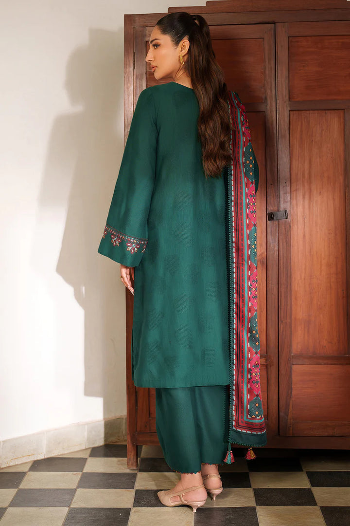 Jazmin | New Arrivals | EMBROIDERED JACQUARD KHADDAR UW-0146 - House of Ayeza