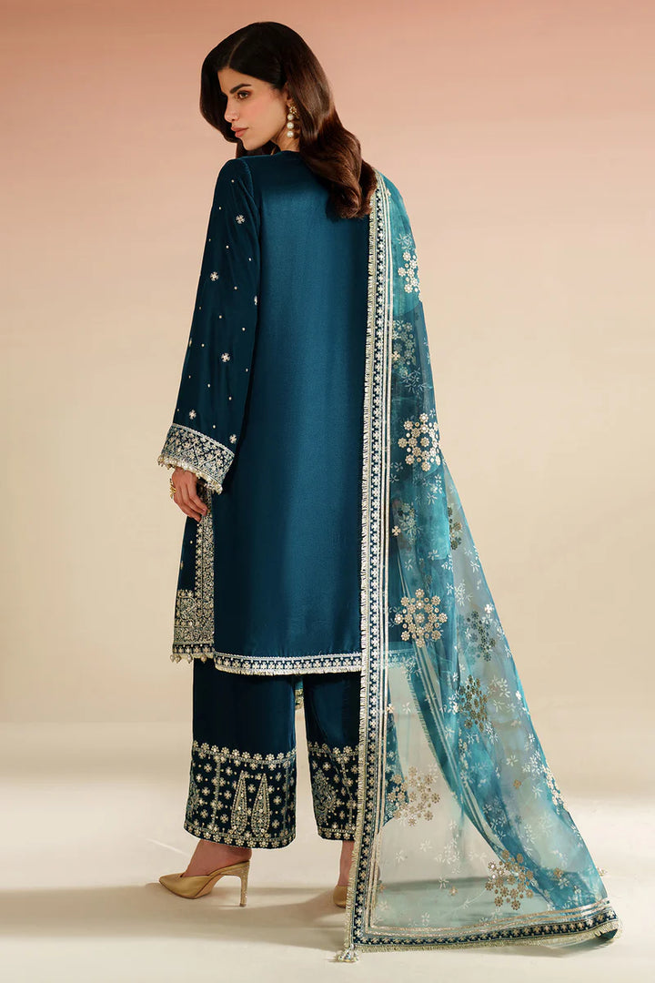 Jazmin | Velvet Vogue '25 | Embroidered Velvet Formal VVF D-2 - House of Ayeza