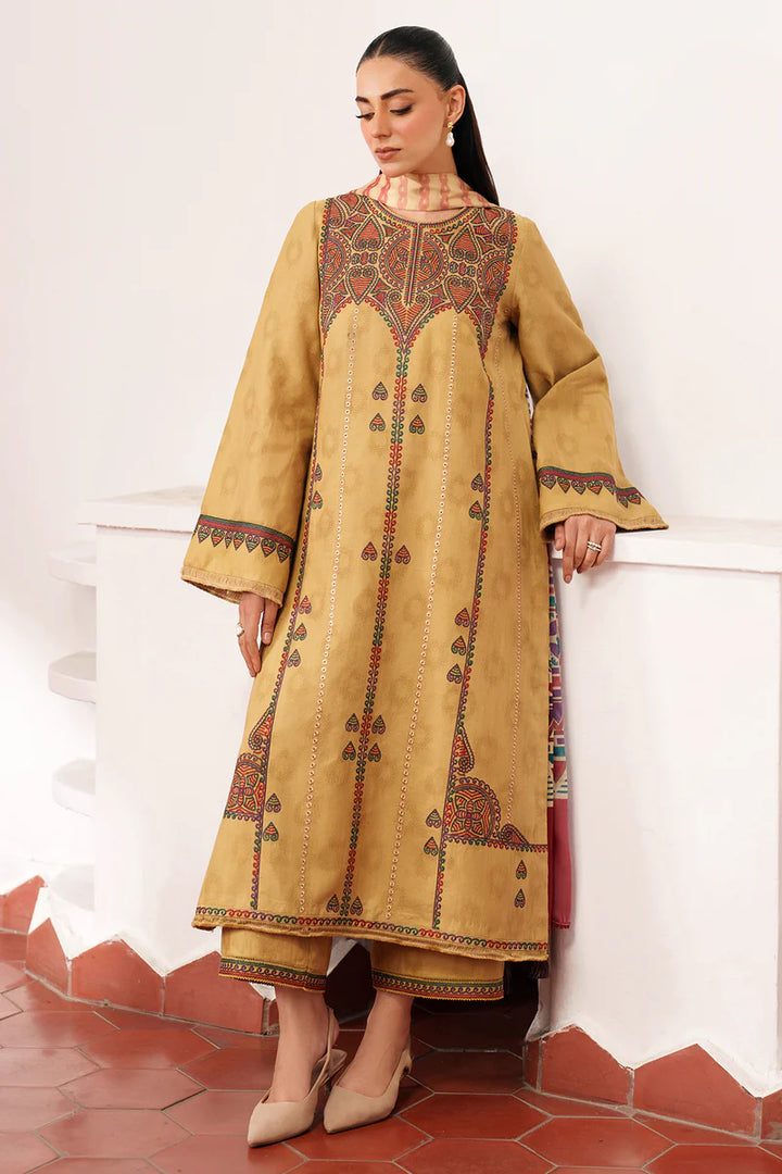 Jazmin | New Arrivals | EMBROIDERED JACQUARD KHADDAR UW-0142 - House of Ayeza