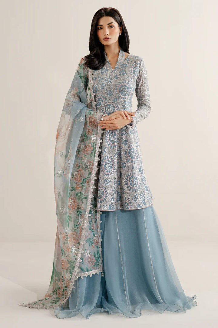 Jazmin | New Arrivals | EMBROIDERED CHIFFON UC-3075 - House of Ayeza