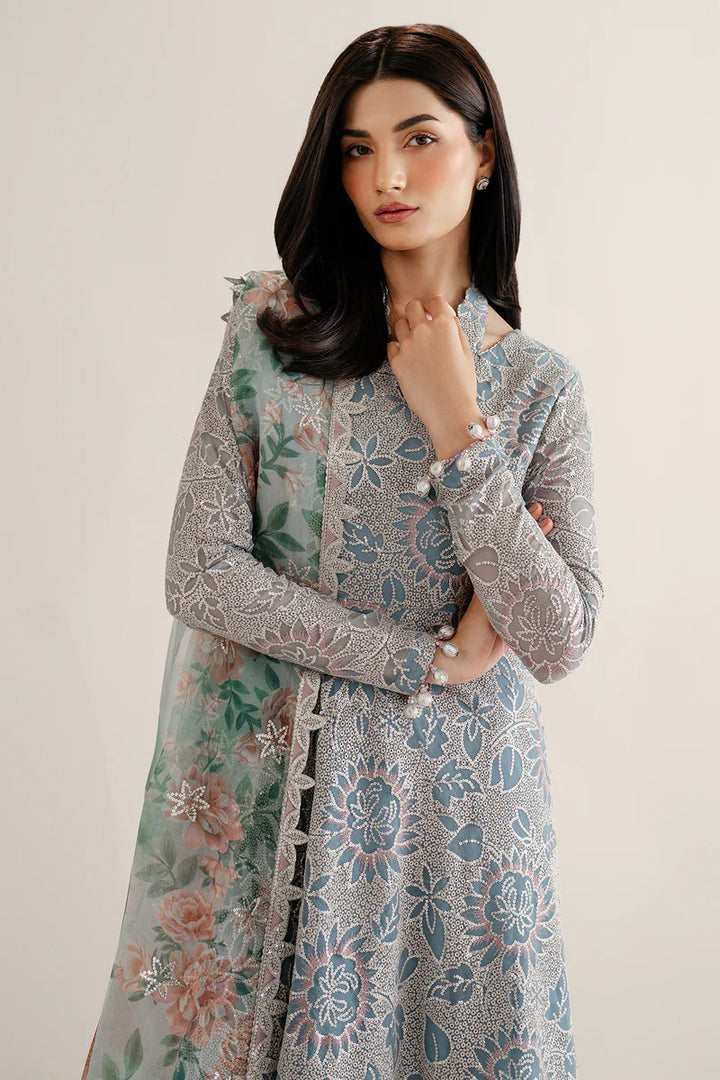 Jazmin | New Arrivals | EMBROIDERED CHIFFON UC-3075 - House of Ayeza