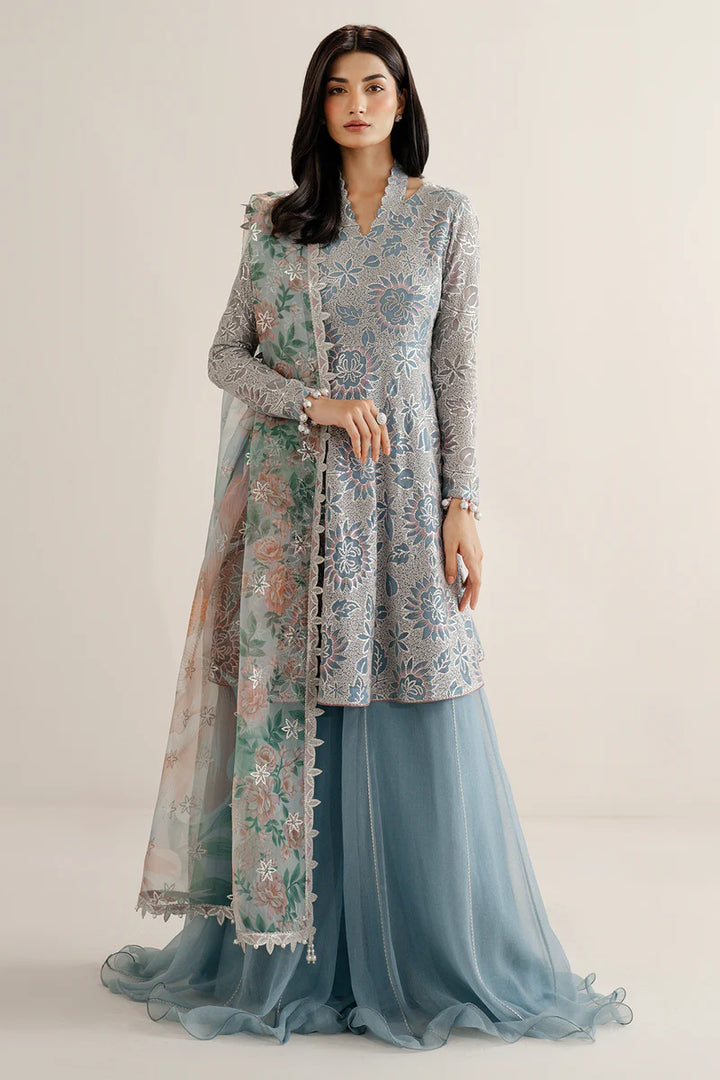 Jazmin | New Arrivals | EMBROIDERED CHIFFON UC-3075 - House of Ayeza
