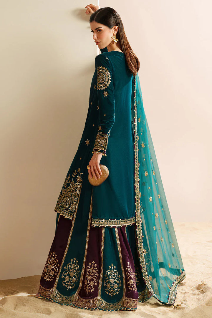 Jazmin | Velvet Vogue '25 | Embroidered Velvet Formal VVF D-8 - House of Ayeza
