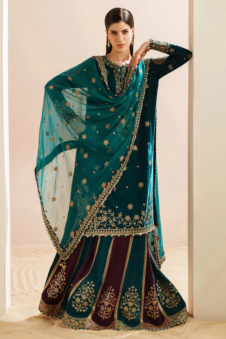 Jazmin | Velvet Vogue '25 | Embroidered Velvet Formal VVF D-8 - House of Ayeza