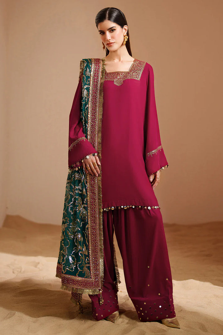 Jazmin | Velvet Vogue '25 | Embroidered Velvet Formal VVF D-9 - House of Ayeza