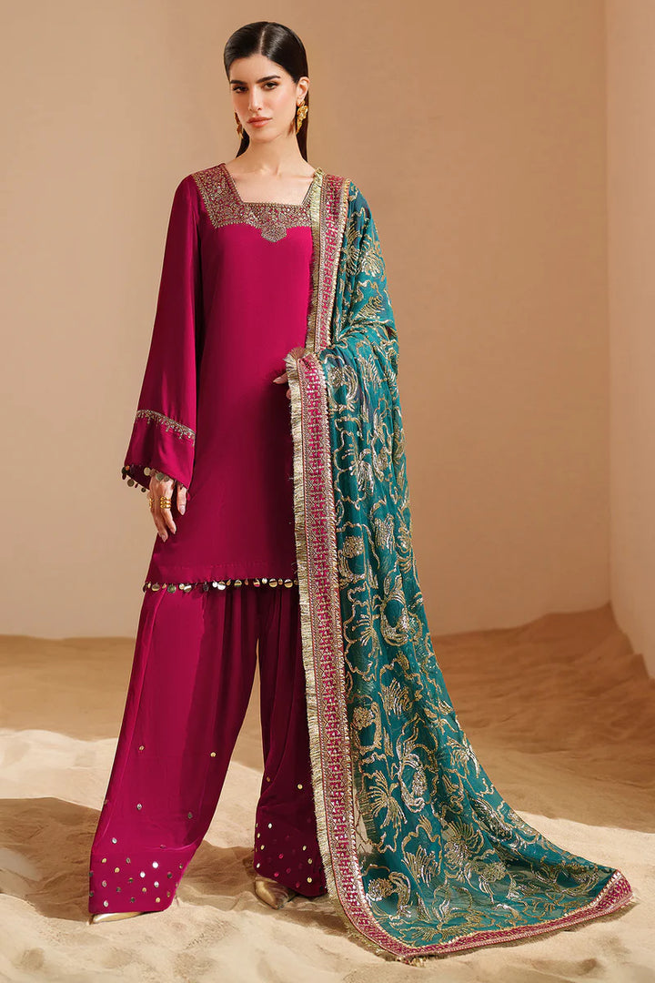 Jazmin | Velvet Vogue '25 | Embroidered Velvet Formal VVF D-9 - House of Ayeza