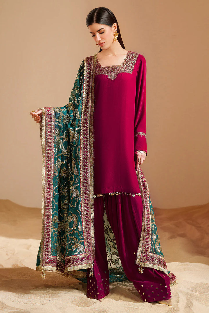 Jazmin | Velvet Vogue '25 | Embroidered Velvet Formal VVF D-9 - House of Ayeza