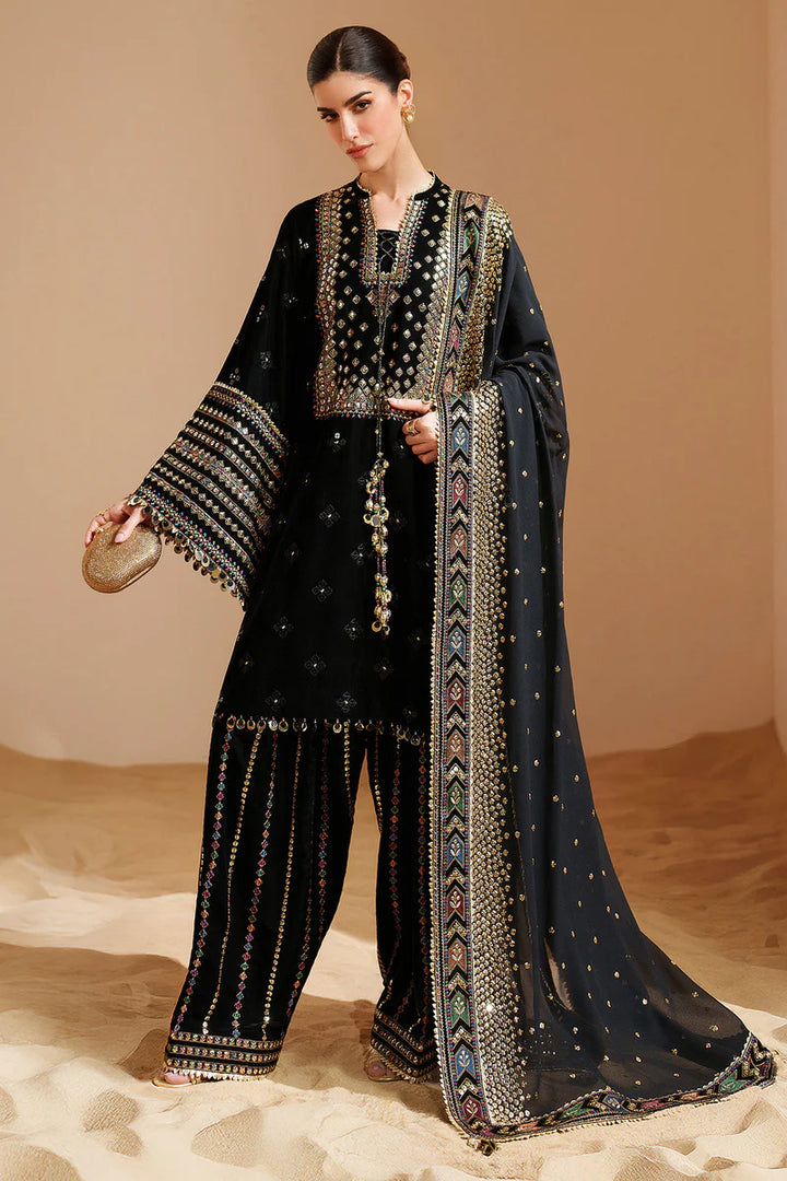 Jazmin | Velvet Vogue '25 | Embroidered Velvet Formal VVF D-5 - House of Ayeza