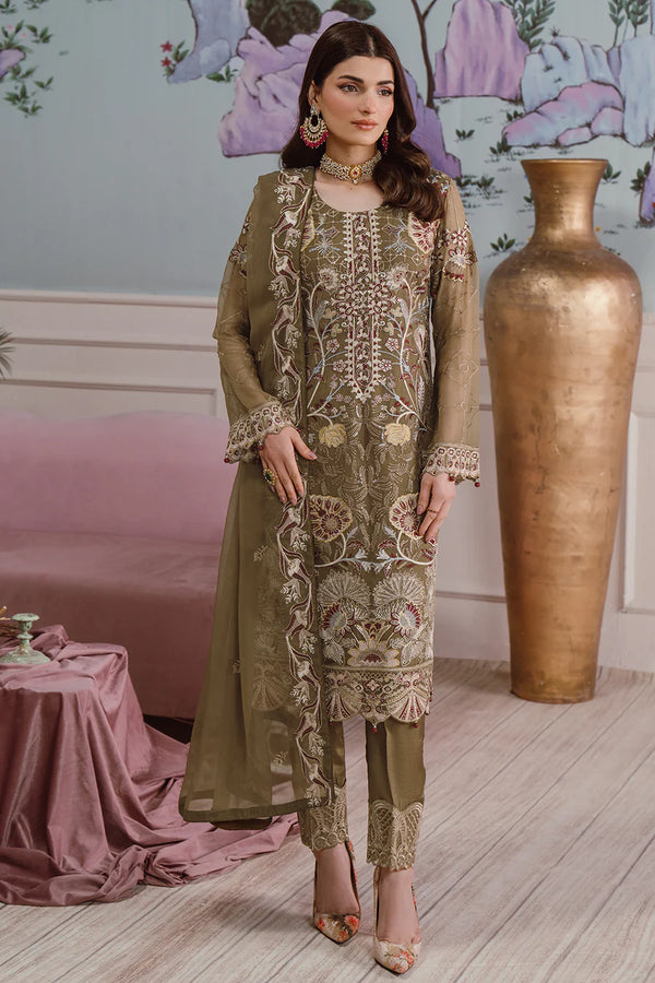 Ramsha | Minhal Organza | F-2510