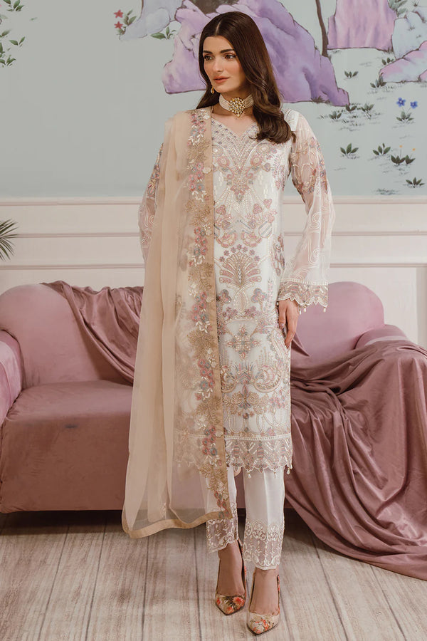 Ramsha | Minhal Organza | F-2508