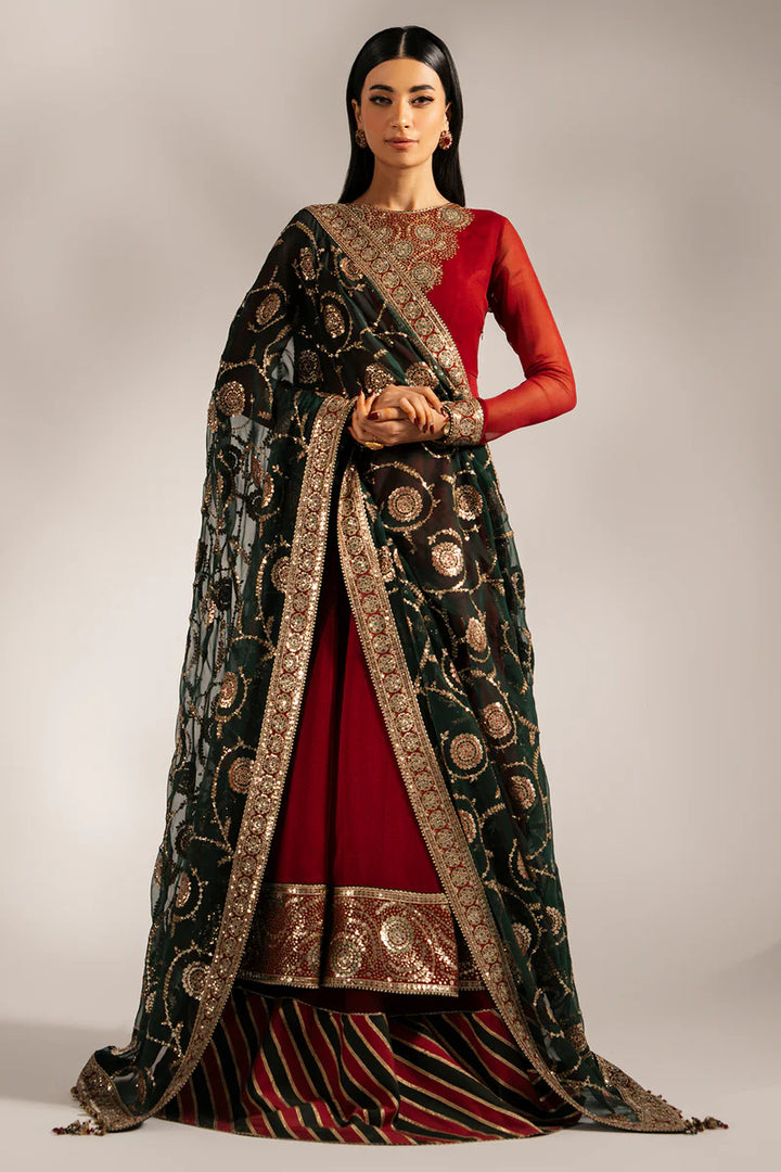 Jazmin | New Arrivals | EMBROIDERED CHIFFON UC-3074 - House of Ayeza