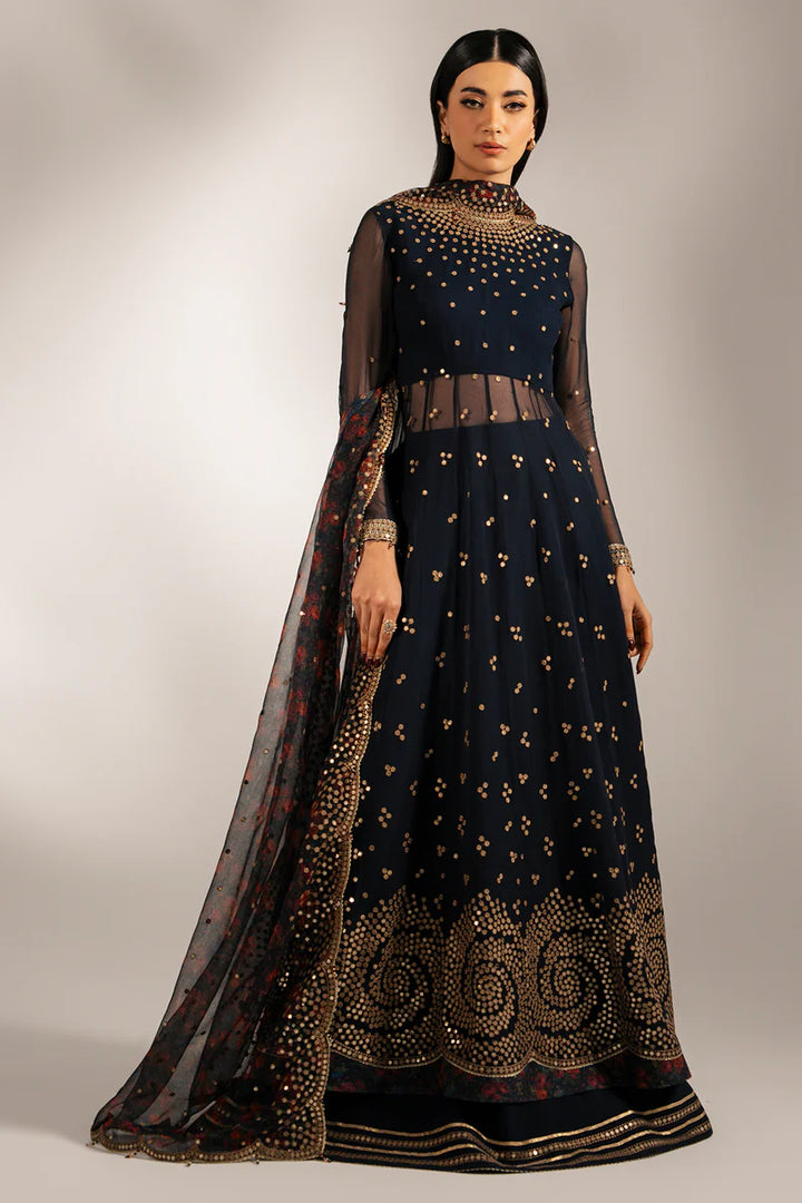 Jazmin | New Arrivals | EMBROIDERED CHIFFON UC-3073 - House of Ayeza