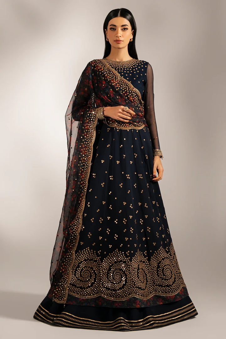 Jazmin | New Arrivals | EMBROIDERED CHIFFON UC-3073 - House of Ayeza