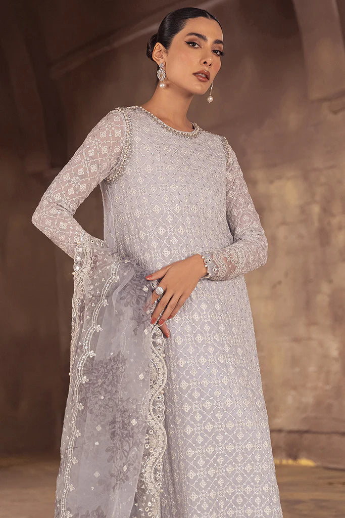 Cross Stitch | ASMAANI-3PC | EMBROIDERED LUXURY PRET