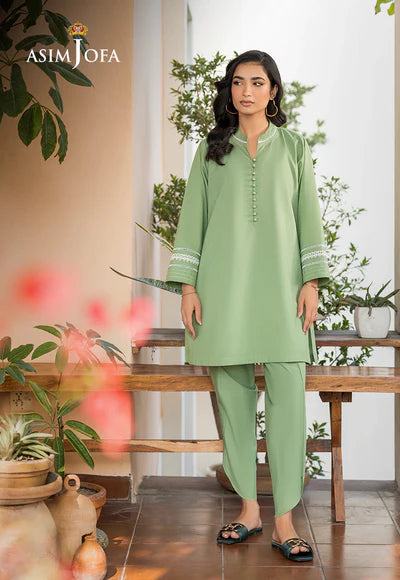 Asim Jofa | AJPB-125 DYED CAMBRIC 2 PCS - House of Ayeza