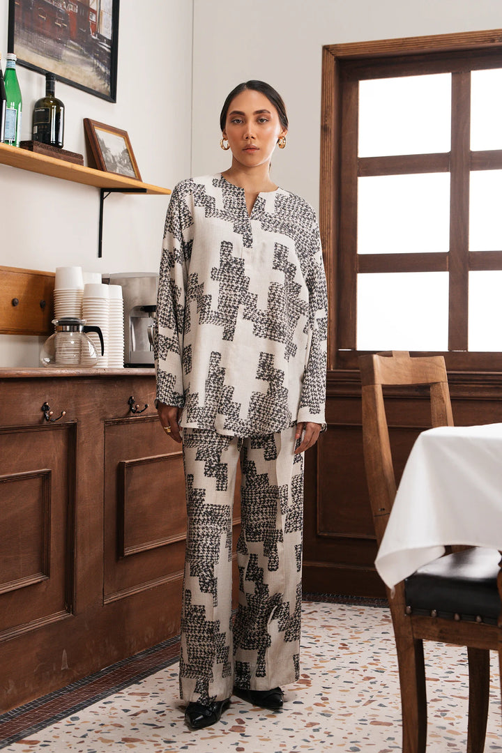 Ethnc | Cords Sets Western | PRINTED SUIT | E0519/106/817 - House of Ayeza