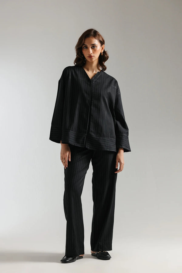 Ethnc | Cords Sets Western | STRIPED SUIT | E0412/203/901 - House of Ayeza