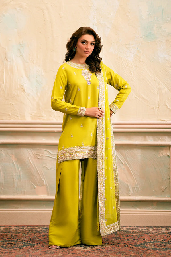 Ethnic | Boutique Collection | EMBROIDERED SUIT | E0635/104/125 - House of Ayeza