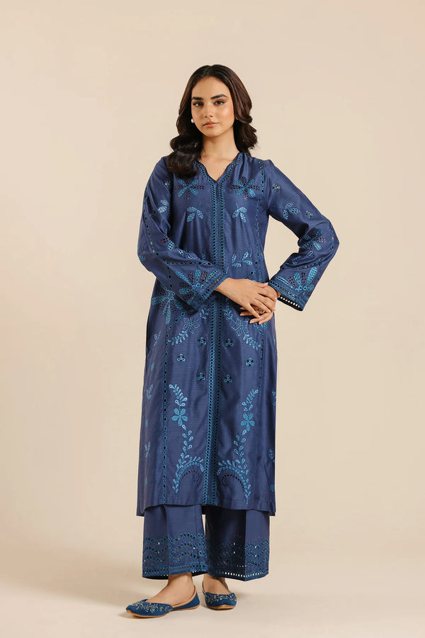 Ethnic | EMBROIDERED SUIT | E2639/103/619 - House of Ayeza