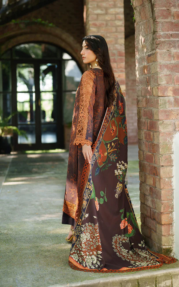 Asifa & Nabeel | Meraki Winter 25 | Forest Calm | 3pcs Embroidered Winter - House of Ayeza