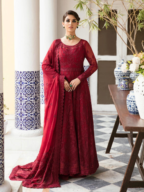 Gulaal | Embroidered Pret '23 Vol 1 | 09 Garnet - House of Faiza