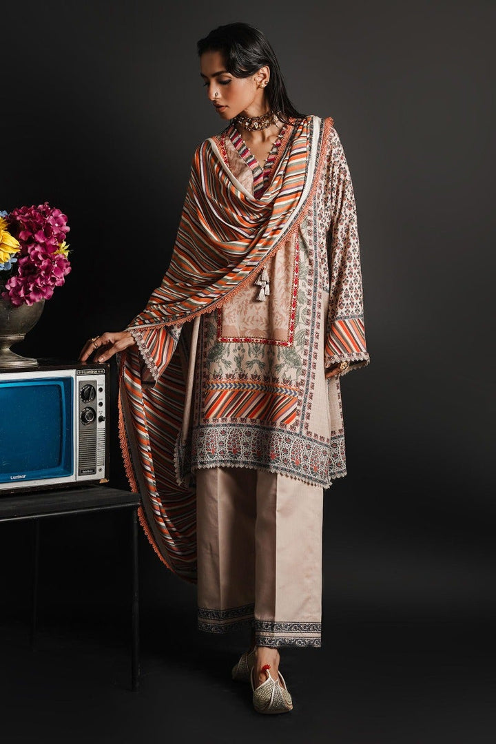 Sana Safinaz | Mahay Winter '23 | H232-018B-DC - House of Faiza