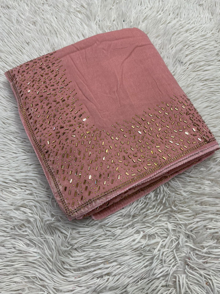 HOA Velvet Shawl - Design 008 - House of Ayeza