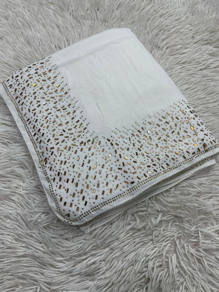 HOA Velvet Shawl - Design 008 - House of Ayeza