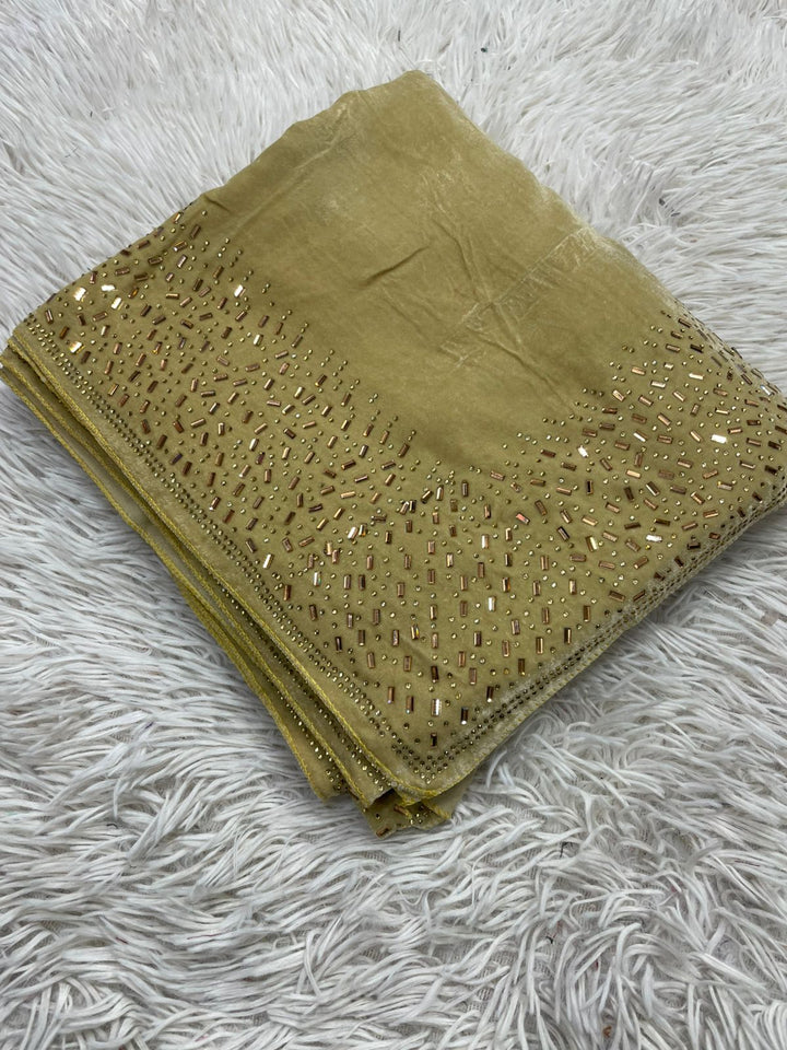 HOA Velvet Shawl - Design 008 - House of Ayeza