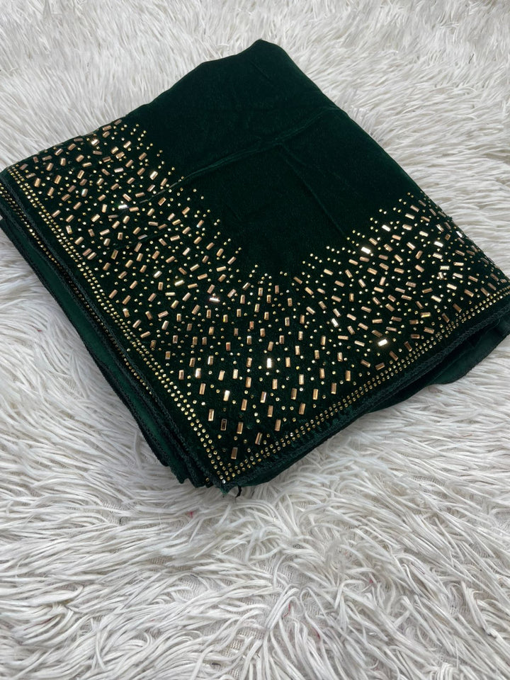 HOA Velvet Shawl - Design 008 - House of Ayeza