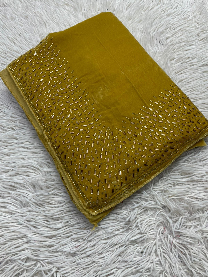 HOA Velvet Shawl - Design 008 - House of Ayeza
