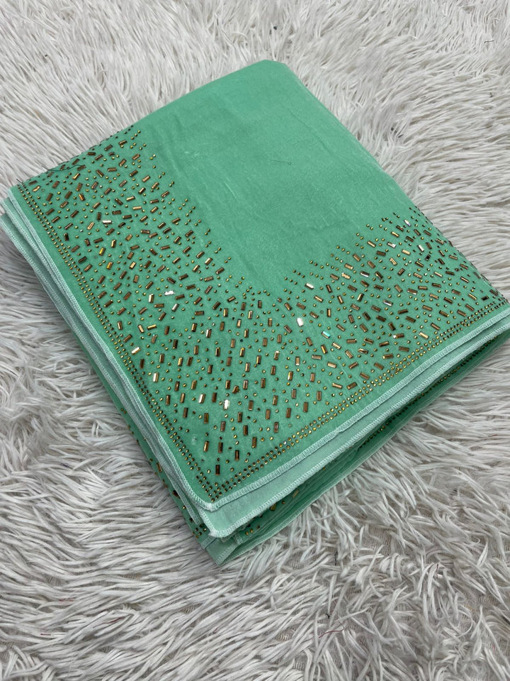 HOA Velvet Shawl - Design 008 - House of Ayeza