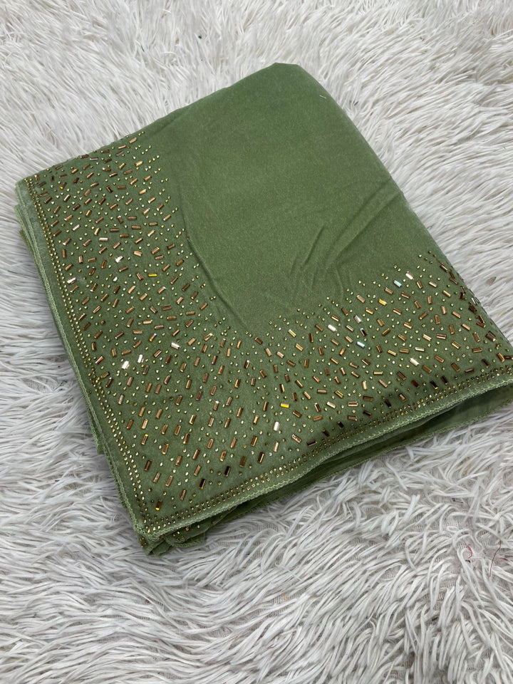 HOA Velvet Shawl - Design 008 - House of Ayeza