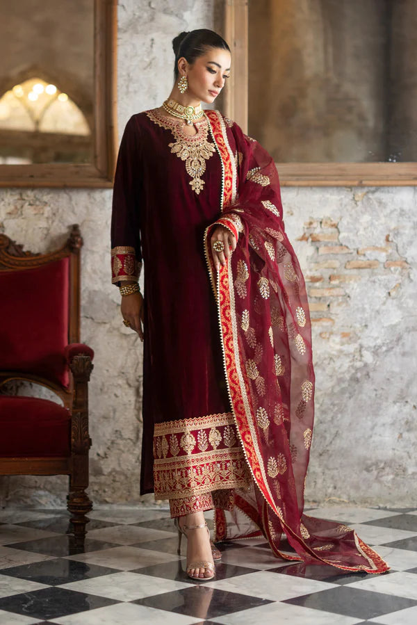 Zainab Chottani | Stitched Velvet 24 | Neesa - House of Ayeza