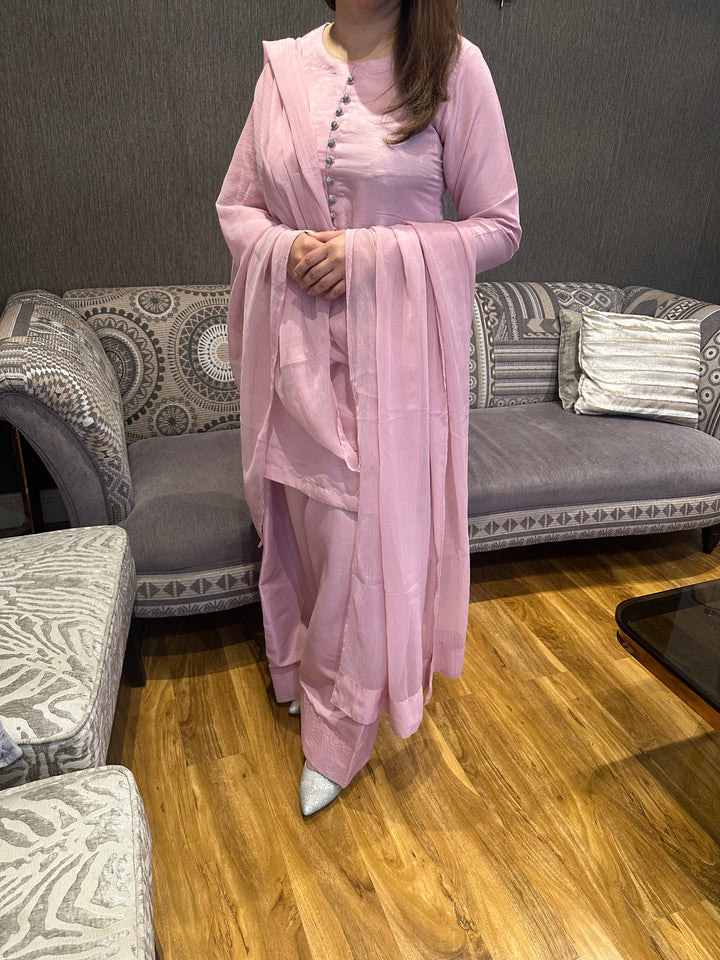 KK Stitches | Farshi Delight Pink - House of Ayeza