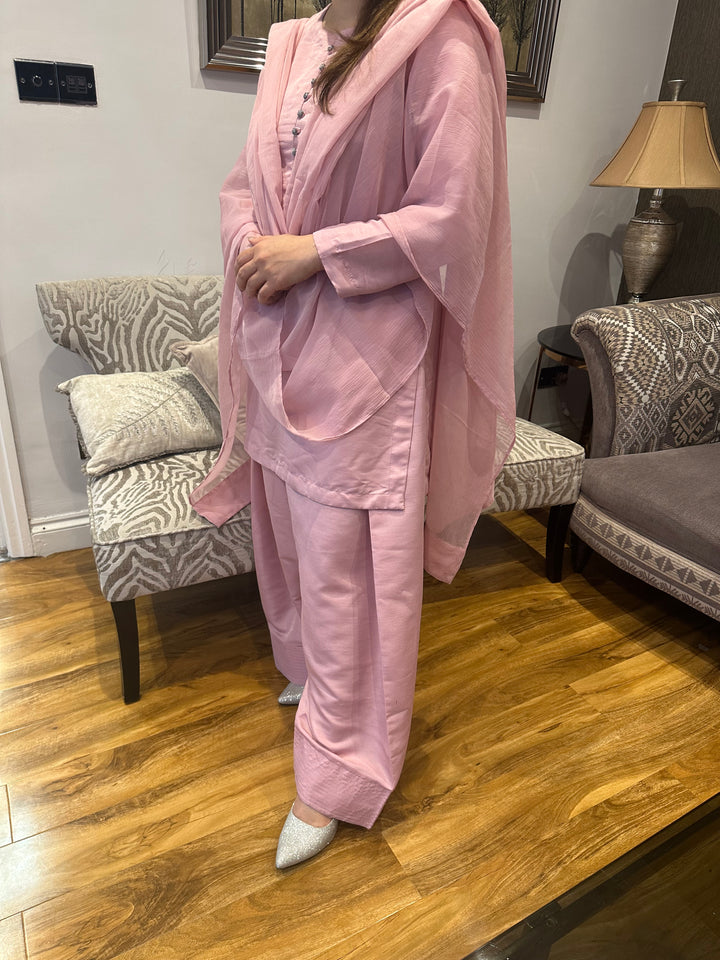 KK Stitches | Farshi Delight Pink - House of Ayeza