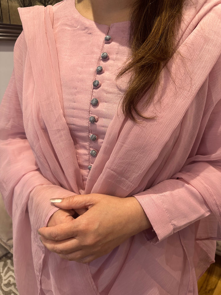 KK Stitches | Farshi Delight Pink - House of Ayeza