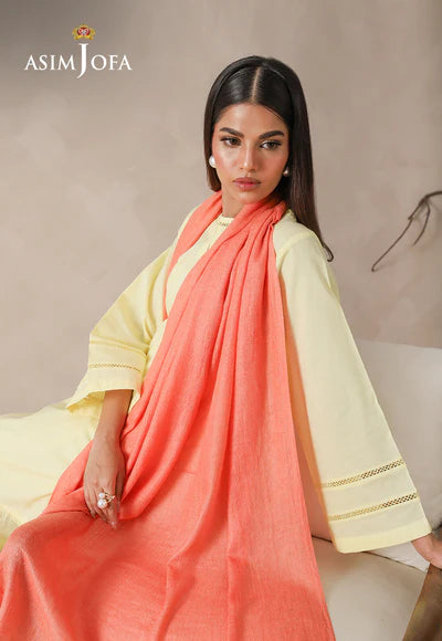 Asim Jofa | TEXTURED SHAWL 1 PC | AJHS-06 - House of Ayeza