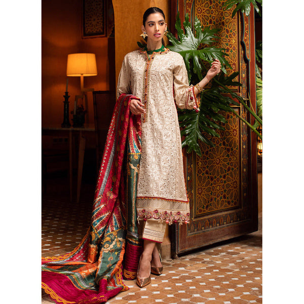 Farah Talib Aziz | Kesh Lawn '23 | KL-10 Kasbah Sand - House of Faiza