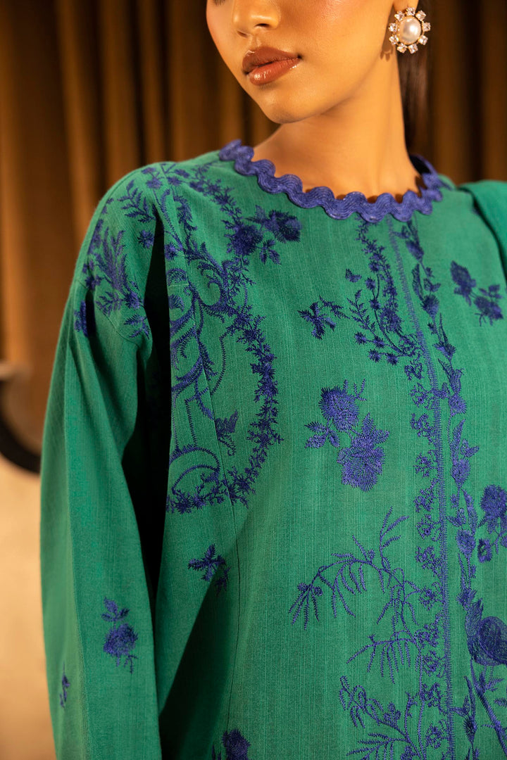 Sana Safinaz | Muzlin Winter '25 | Slub Muzlin 3 Piece Suit | M253-010A-3CP - House of Ayeza