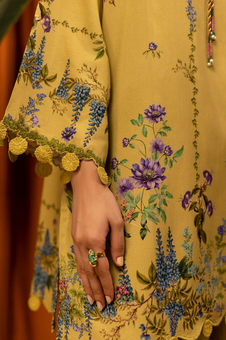 Sana Safinaz | Muzlin Winter '25 | Slub Muzlin 3 Piece Suit | M253-013A-3CQ - House of Ayeza