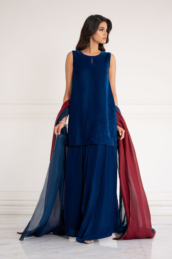 Ayesha Somaya | Velvet | 16957-Blue Mirage