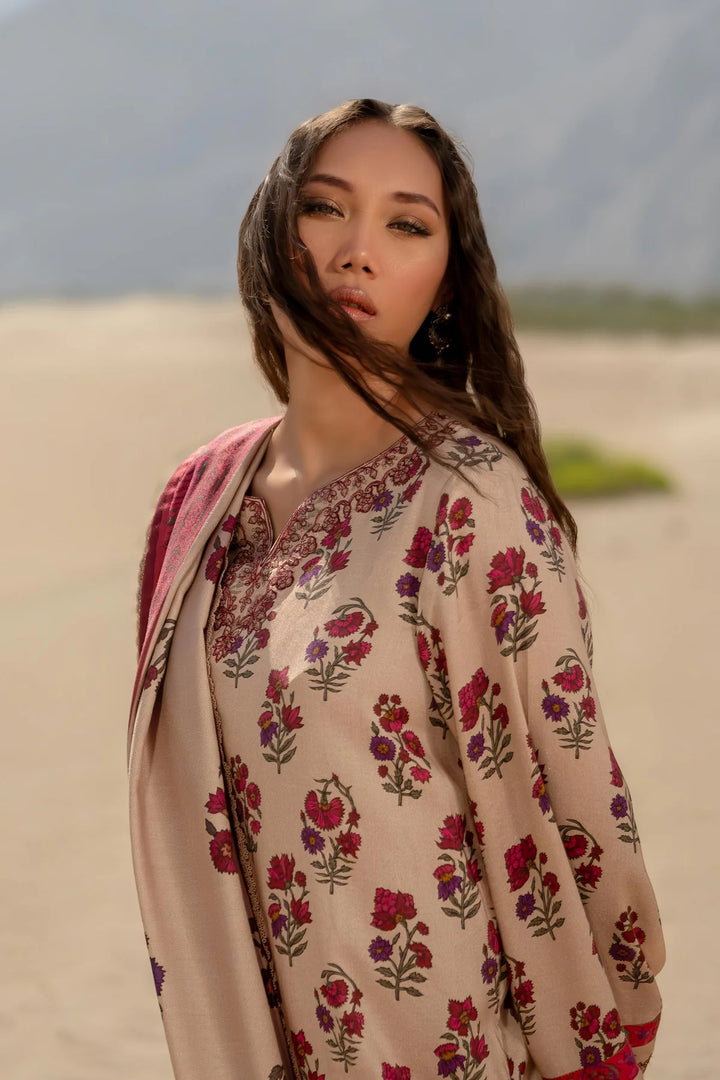 Maria B | M.Basics | Printed Linen Suit 502-A - House of Ayeza