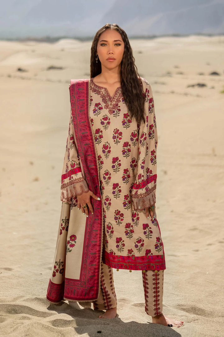 Maria B | M.Basics | Printed Linen Suit 502-A - House of Ayeza