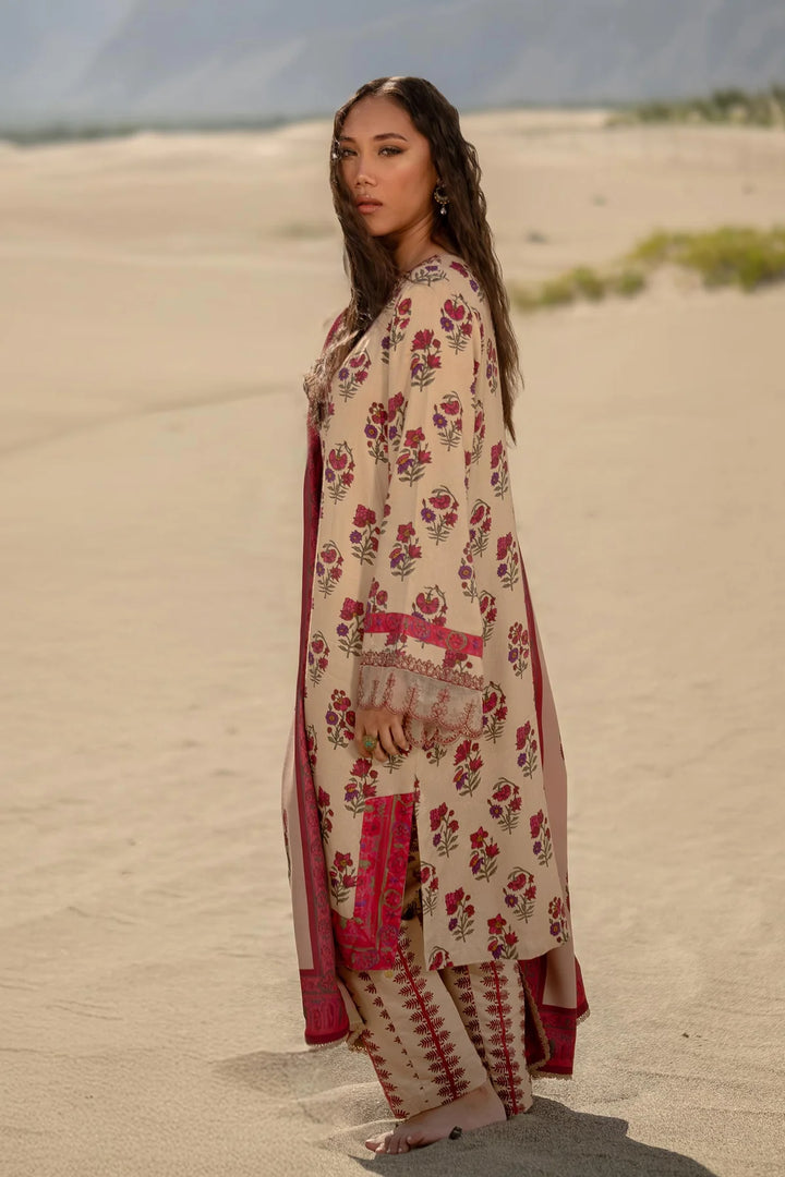 Maria B | M.Basics | Printed Linen Suit 502-A - House of Ayeza