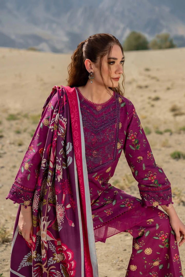 Maria B | M.Basics | Printed Khaddar Suit 505-A - House of Ayeza