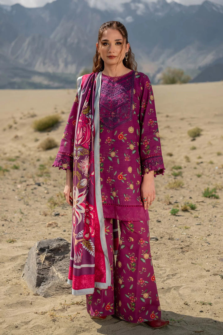 Maria B | M.Basics | Printed Khaddar Suit 505-A - House of Ayeza