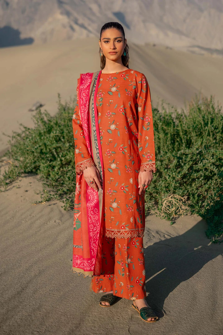 Maria B | M.Basics | Printed Khaddar Suit 505-B - House of Ayeza